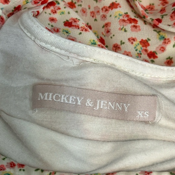 Mickey & Jenny Y2K / 90’s Ditsy Floral Print Maxi Sundress, size XS - Picture 7 of 8